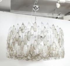 Carlo Scarpa Carlo Scarpa Smoke Clear Polyhedral Chandelier - 4419127