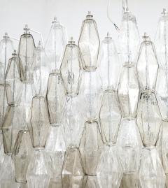 Carlo Scarpa Carlo Scarpa Smoke Clear Polyhedral Chandelier - 4419135