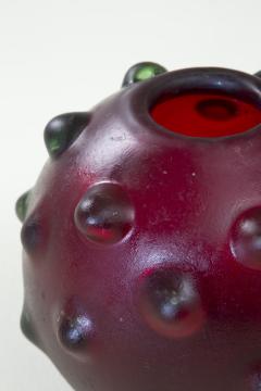 Carlo Scarpa Carlo Scarpa for Venini Murano Glass Vase from the Corrosi Series - 4373820