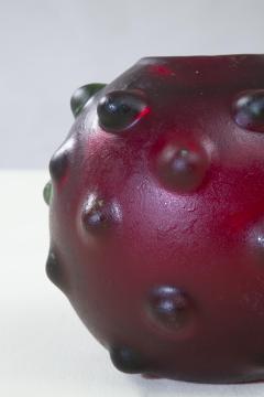 Carlo Scarpa Carlo Scarpa for Venini Murano Glass Vase from the Corrosi Series - 4373821