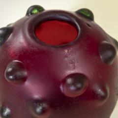 Carlo Scarpa Carlo Scarpa for Venini Murano Glass Vase from the Corrosi Series - 4373825