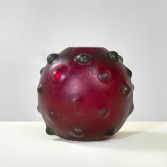 Carlo Scarpa Carlo Scarpa for Venini Murano Glass Vase from the Corrosi Series - 4373826