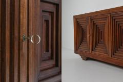 Carlo Scarpa Carlo Scarpa masterpiece credenza in walnut Italy 1960s - 1329044