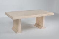 Carlo Scarpa Carlo Scarpa style travertine table or writing desk 1970s - 1311569