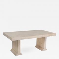 Carlo Scarpa Carlo Scarpa style travertine table or writing desk 1970s - 1312843