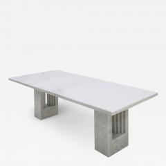 Carlo Scarpa Mid Century Mod Delfi Dining Table Designed by Carlo Scarpa Marcel Breuer - 2476690