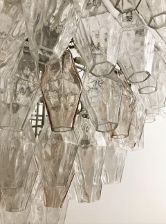 Carlo Scarpa Mid Century Murano Glass Chandelier Polyhedr by Carlo Scarpa Italy 1950s - 3417337