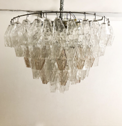 Carlo Scarpa Mid Century Murano Glass Chandelier Polyhedr by Carlo Scarpa Italy 1950s - 3417341