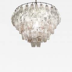 Carlo Scarpa Mid Century Murano Glass Chandelier Polyhedr by Carlo Scarpa Italy 1950s - 3418932