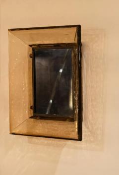 Carlo Scarpa Murano Glass Mirror No 30 by Carlo Scarpa for Venini Italy 1930s - 4498690