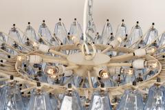 Carlo Scarpa Original Blue Glass Poliedri Chandelier by Carlo Scarpa for Venini Italy c1960 - 3654743