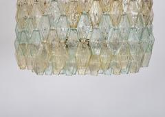 Carlo Scarpa Original Glass Poliedri Chandelier by Carlo Scarpa for Venini Italy c 1960 - 4343980