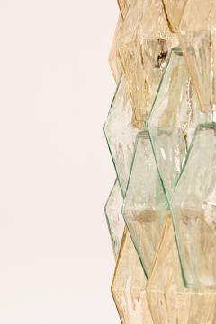 Carlo Scarpa Original Glass Poliedri Chandelier by Carlo Scarpa for Venini Italy c 1960 - 4343987