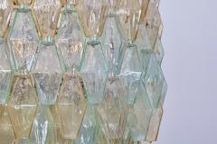Carlo Scarpa Original Glass Poliedri Chandelier by Carlo Scarpa for Venini Italy c 1960 - 4343990