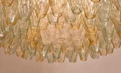 Carlo Scarpa Original Glass Poliedri Chandelier by Carlo Scarpa for Venini Italy c 1960 - 4343994