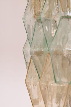Carlo Scarpa Original Glass Poliedri Chandelier by Carlo Scarpa for Venini Italy c 1960 - 4343997