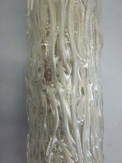 Carlo Scarpa Pair of Large Italian Midcentury Murano Glass Sconces Carlo Scarpa for Venini - 1746675
