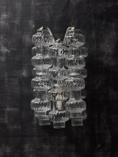 Carlo Scarpa Pair of Murano Glass Wall Sconces by Carlo Scarpa - 3573061