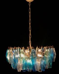 Carlo Scarpa Pair of Murano Poliedri Chandelier in the Style of Carlo Scarpa - 658397