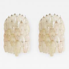 Carlo Scarpa Pair of Sconces Mod Poliedri Designed by Carlo Scarpa Edited by Venini - 509041