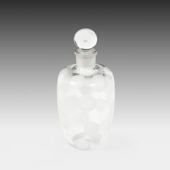 Carlo Scarpa Rare Murano Crystal Glass Bottle with Stopper by Carlo Scarpa - 4686946
