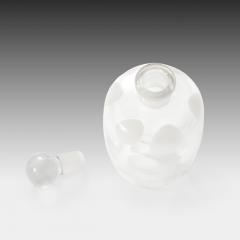 Carlo Scarpa Rare Murano Crystal Glass Bottle with Stopper by Carlo Scarpa - 4686948