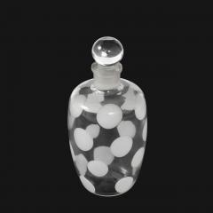Carlo Scarpa Rare Murano Crystal Glass Bottle with Stopper by Carlo Scarpa - 4686950