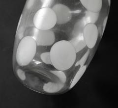 Carlo Scarpa Rare Murano Crystal Glass Bottle with Stopper by Carlo Scarpa - 4686956