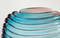 Carlo Scarpa Rare Sculptural Blue Glass Shell Dish by Carlo Scarpa for Venini - 4584480