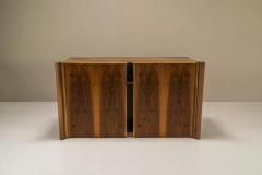 Carlo Scarpa Sideboard Scuderia In Walnut By Carlo Scarpa For Bernini Italy 1977 - 3283350