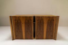 Carlo Scarpa Sideboard Scuderia In Walnut By Carlo Scarpa For Bernini Italy 1977 - 3283357