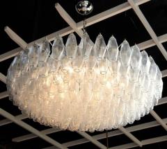 Carlo Scarpa Very Huge Polyhedral Murano Glass Chandelier by Carlo Scarpa for Venini - 553145