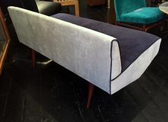 Carlo de Carli 1950s Sleek Italian Bench with Low Back - 241645