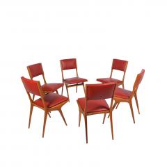 Carlo de Carli Carlo De Carli set of six side chairs - 1679349