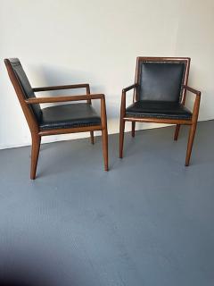 Carlo de Carli Carlo di Carli A Set of 4 Italian Modern Walnut Armchairs Carlo di Carli 1960 - 4613546