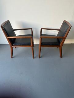 Carlo de Carli Carlo di Carli A Set of 4 Italian Modern Walnut Armchairs Carlo di Carli 1960 - 4613547