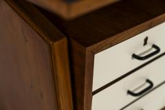 Carlo de Carli Carlo di Carli Architectural Desk In Walnut By Carlo de Carli Italy 1950s - 3270580