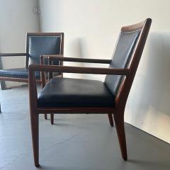 Carlo de Carli Carlo di Carli Can be sold as pairs The walnut framework with tapering and flaring legs and ar - 4602182