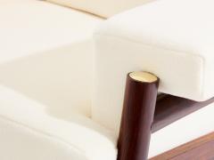 Carlo de Carli Carlo di Carli Carlo De Carli pair of armchairs rosewood brass leather 1966 - 4124685
