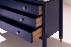 Carlo de Carli Carlo di Carli Carlo de Carli chest of drawers in blue lacquered wood by Sormani Italy 1960s - 4415266