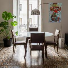 Carlo de Carli Carlo di Carli Carlo di Carli six chairs 1950s  - 4435125