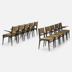 Carlo de Carli Carlo di Carli Dining chairs set of ten - 3227148