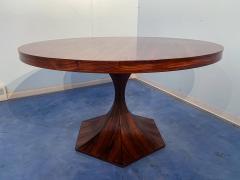Carlo de Carli Carlo di Carli Italian Midcentury Round Center or Dining Table in Mahogany by Carlo de Carli - 3039035