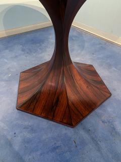 Carlo de Carli Carlo di Carli Italian Midcentury Round Center or Dining Table in Mahogany by Carlo de Carli - 3039038
