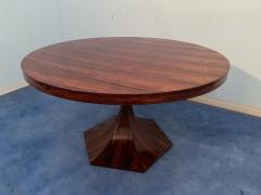 Carlo de Carli Carlo di Carli Italian Midcentury Round Center or Dining Table in Mahogany by Carlo de Carli - 3039040