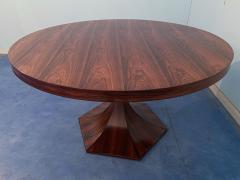 Carlo de Carli Carlo di Carli Italian Midcentury Round Center or Dining Table in Mahogany by Carlo de Carli - 3039044