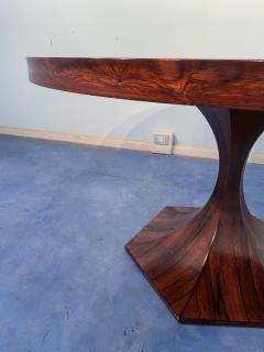 Carlo de Carli Carlo di Carli Italian Midcentury Round Center or Dining Table in Mahogany by Carlo de Carli - 3039045