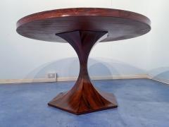 Carlo de Carli Carlo di Carli Italian Midcentury Round Center or Dining Table in Mahogany by Carlo de Carli - 3039046