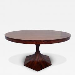 Carlo de Carli Carlo di Carli Italian Midcentury Round Center or Dining Table in Mahogany by Carlo de Carli - 3045280