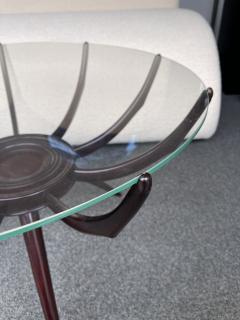 Carlo de Carli Carlo di Carli Mid Century Wood and Glass Spider Coffee Table by Carlo De Carli Italy 1950s - 2335843